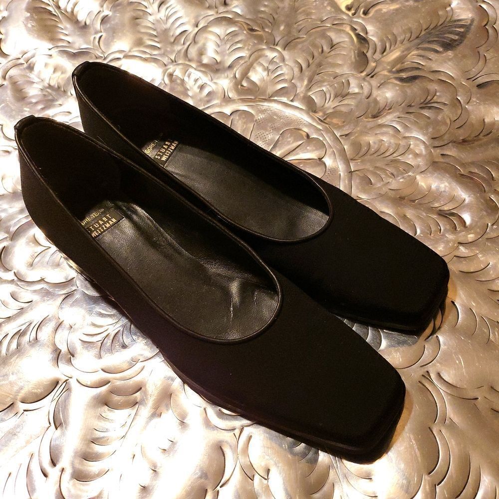 Stuart Weitzman loafers goretex, black 1 inch 👠